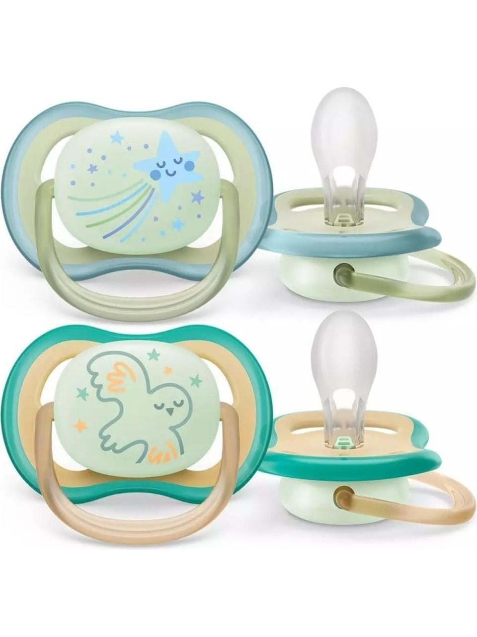 PHILIPS AVENT ULTRA AIR NIGHTTIME GECE EMZİK 0-6 AY ERKEK 2 ADETX6