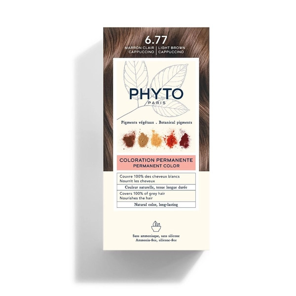 Phyto Phytocolor Bitkisel Saç Boyası 6.77 Cappuccino Kahve