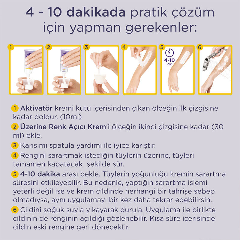 Sesu Tüy Sarartıcı Krem 35gr+18gr