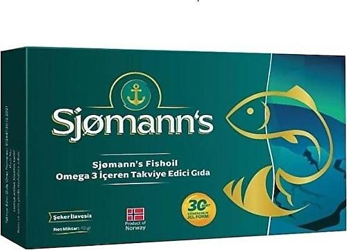 SJOMANNS OMEGA 3 HIGH 30 ADET ÇİĞNENEBİLİR JEL FORM