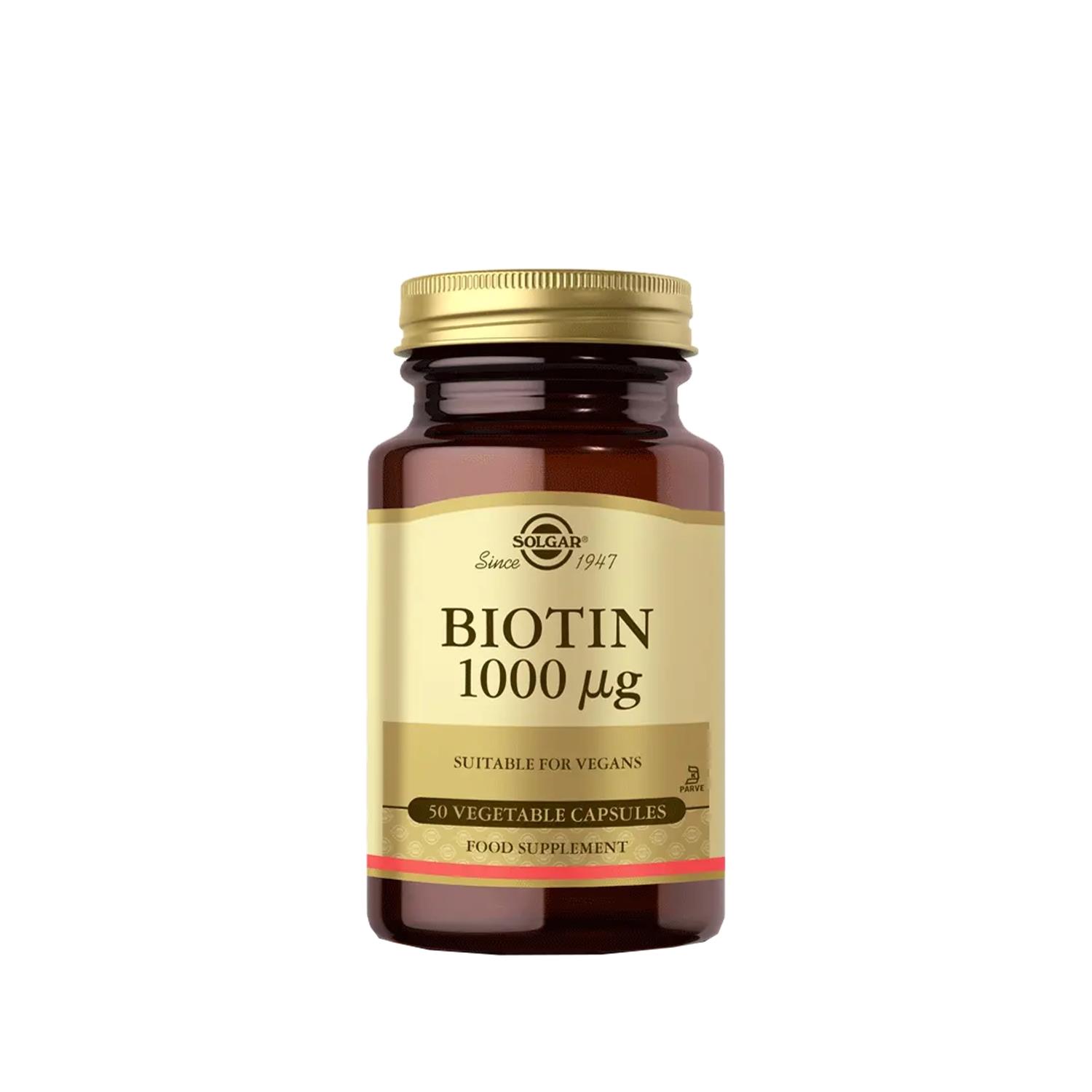 SOLGAR BIOTIN 1000MCG 50 KAPSÜL