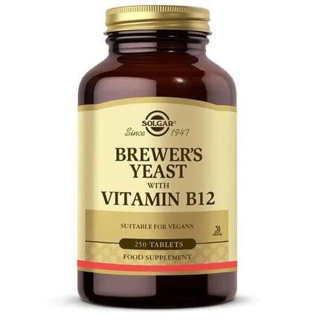 SOLGAR BREWERS YEAST WITH VITAMIN B12 250 TABLET