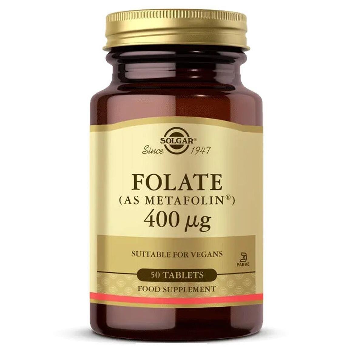 SOLGAR FOLATE 400MG 50 TABLET