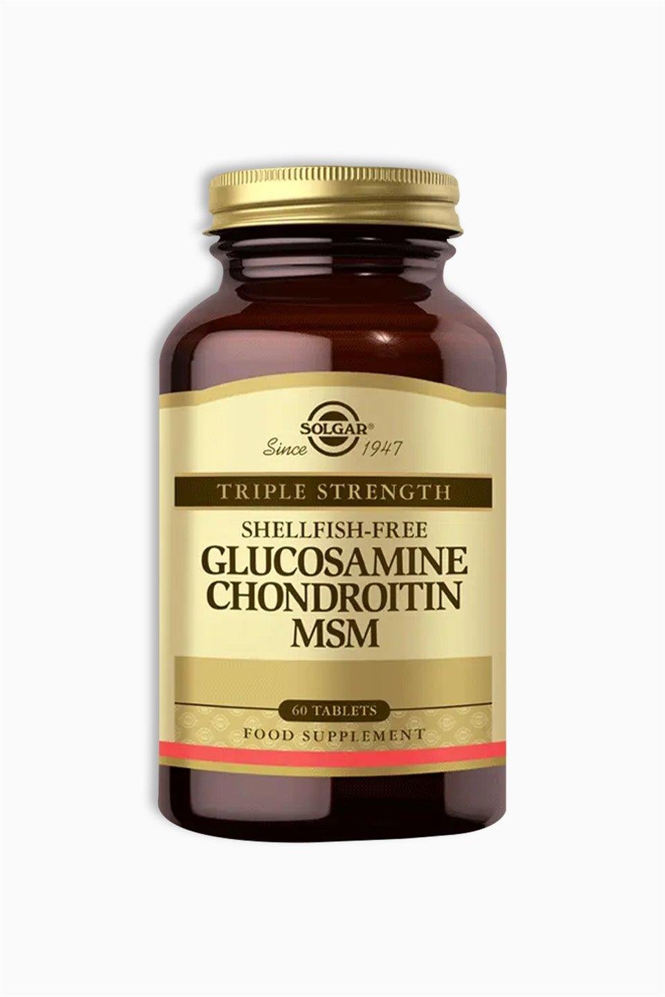 SOLGAR GLUCOSAMINE CHONDROITIN MSM 60 TABLET