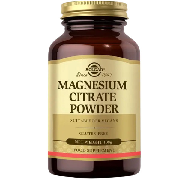 SOLGAR MAGNESIUM CITRATE POWDER 108GR
