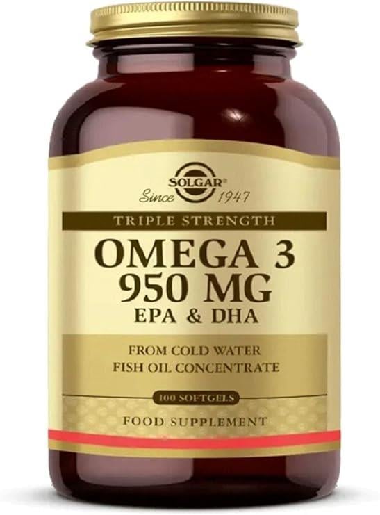 SOLGAR OMEGA-3 950 100 KAPSÜL