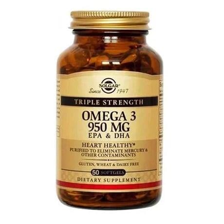 SOLGAR OMEGA-3 950MG 50 SOFT JEL