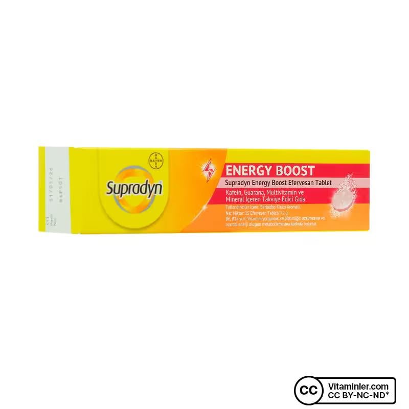 SUPRADYN ENERGY BOOST 15 EFERVESAN TABLET