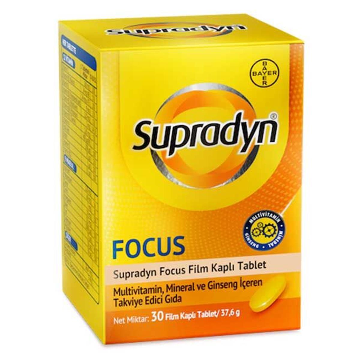 SUPRADYN ENERGY FOCUS 30 TABLET