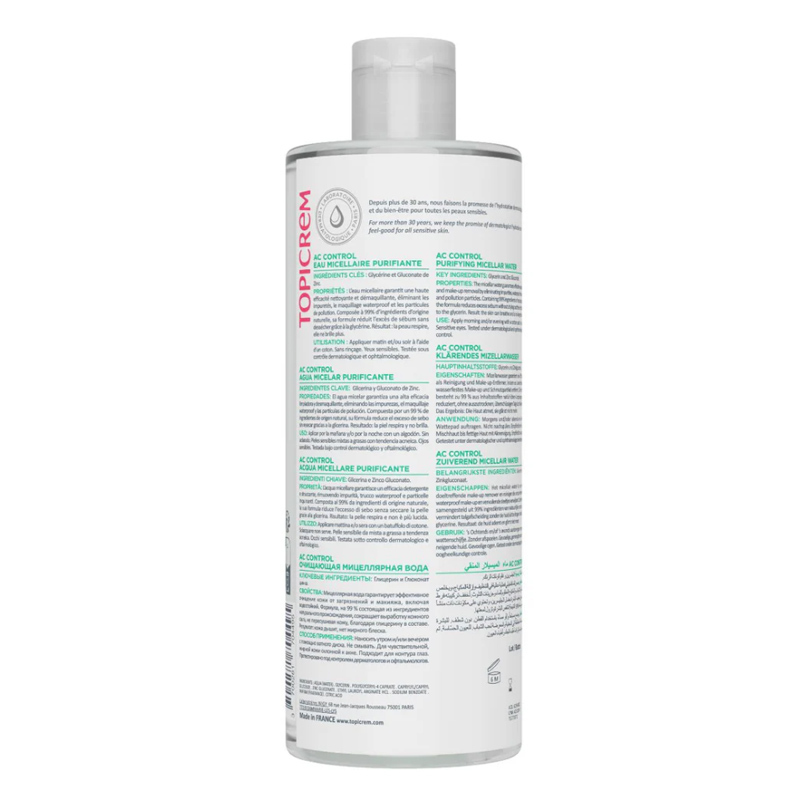 Topicrem AC Purifying Micellar Water 400 ml