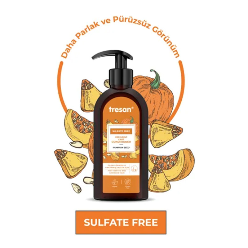 Tresan Bal Kabağı Çekirdeği Sülfatsız Bakım Saç Kremi 300 ml