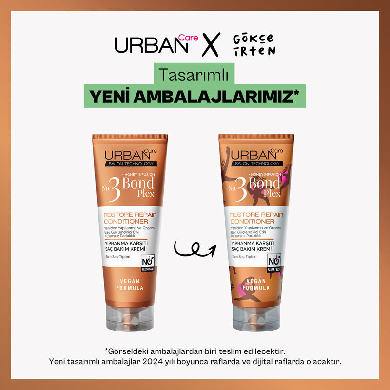 Urban Care Honey Infusion Bond Plex Yıpranma Karşıtı Saç Bakım Kremi 250 ml