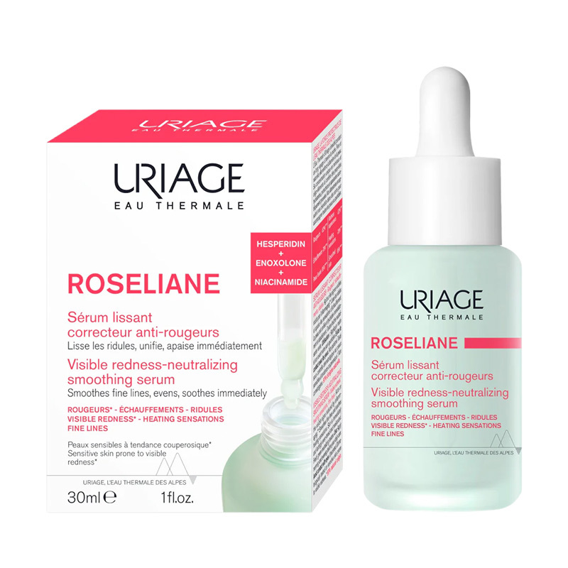 Uriage Roseliane Visible Redness-Neutralizing Smoothing Serum 30 ml