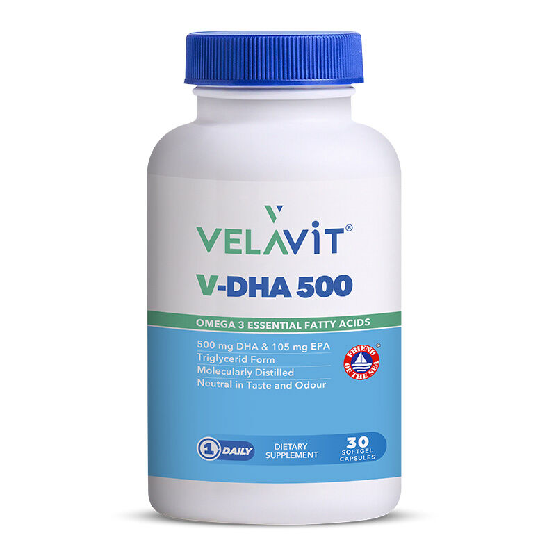 Velavit V-DHA 500 30 Yumuşak Jel Kapsül