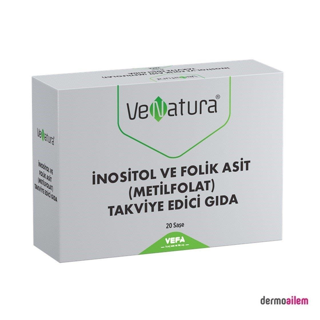VENATURA İNOSİTOL FOLİK ASİT METİLFOLAT 20 SAŞE