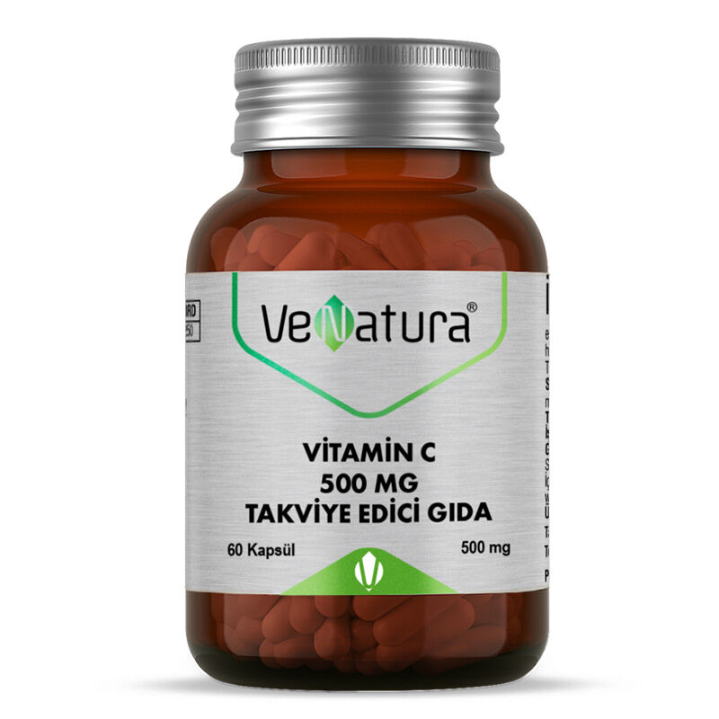 VeNatura Vitamin C 500 MG Takviye Edici Gıda 60 Kapsül