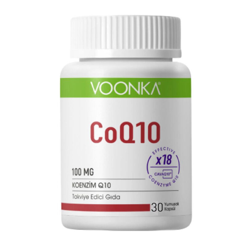 Voonka CoQ10 100mg 30 Kapsül