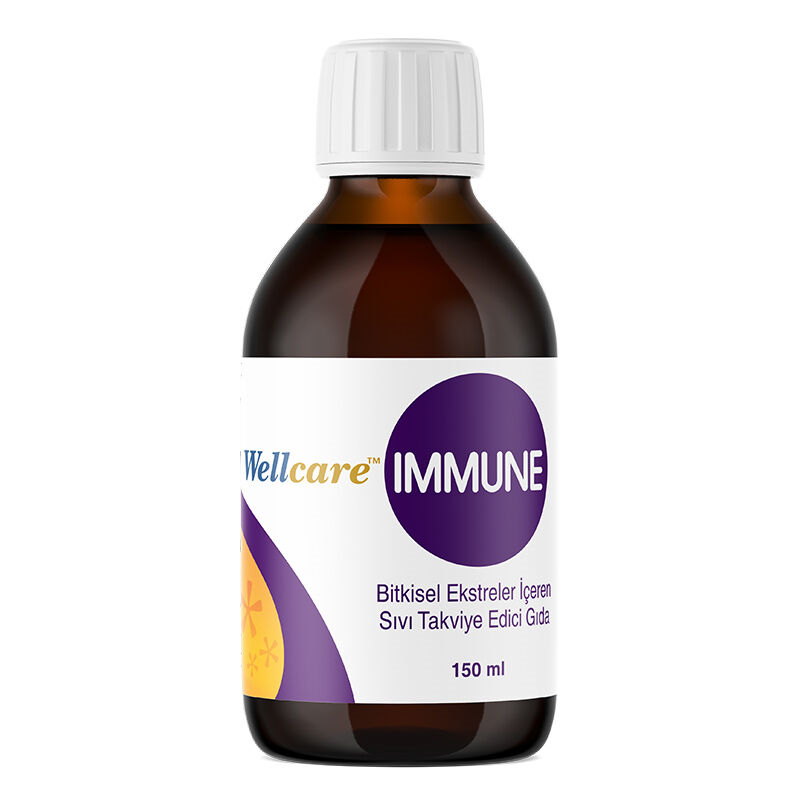 Wellcare Immune Sıvı Takviye Edici Gıda 150 ml