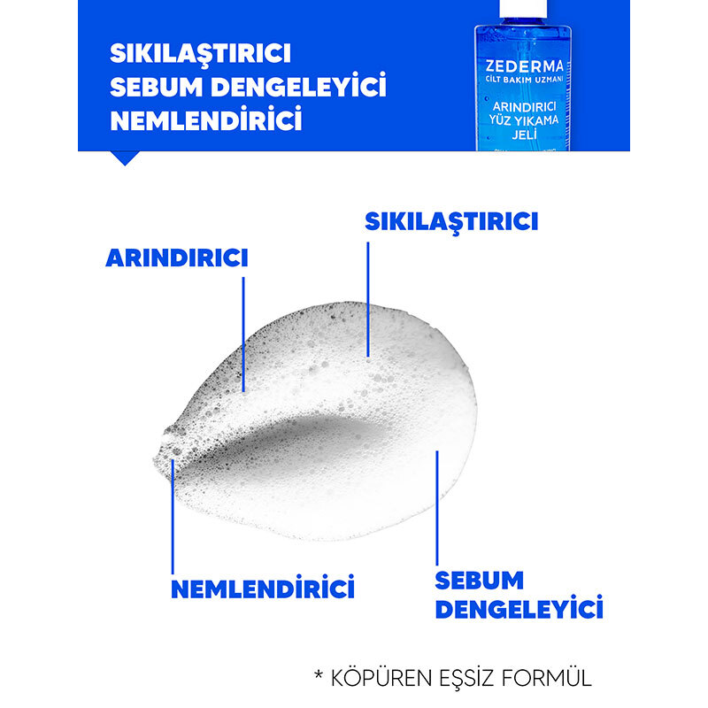 Zederma Arındırıcı Yüz Yıkama Jeli 400 ml