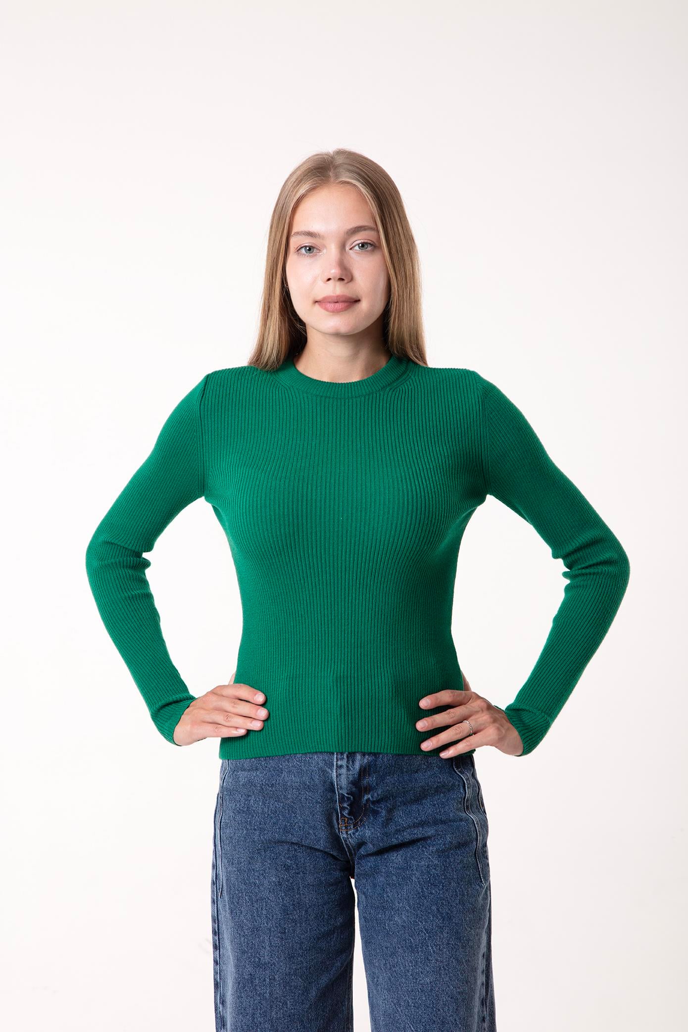 Bisiklet Yaka Basic Triko