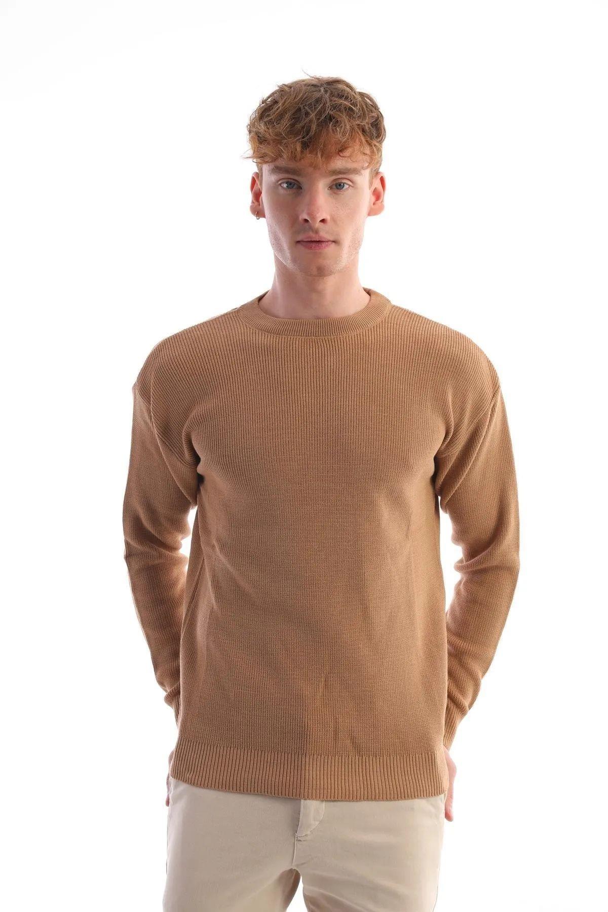 Erkek Oversize Basic Kazak