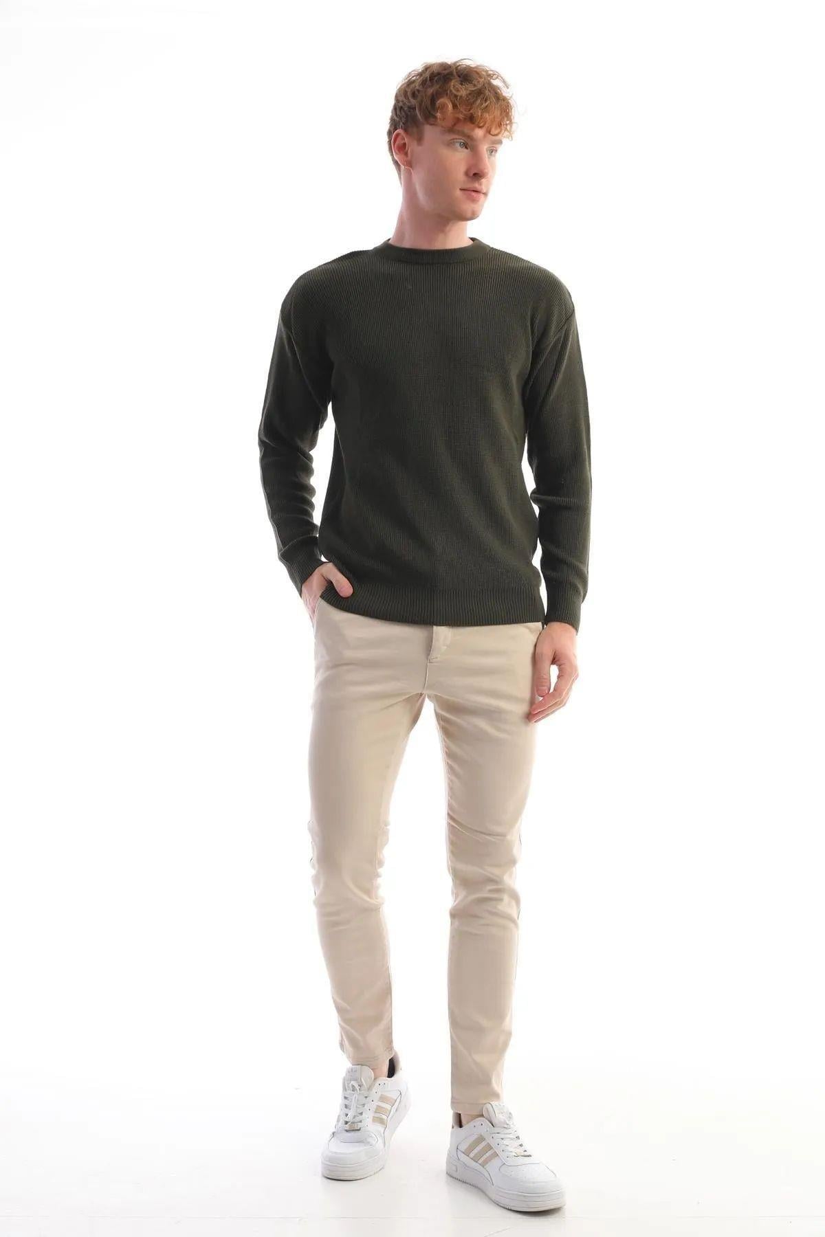 Erkek Oversize Basic Kazak