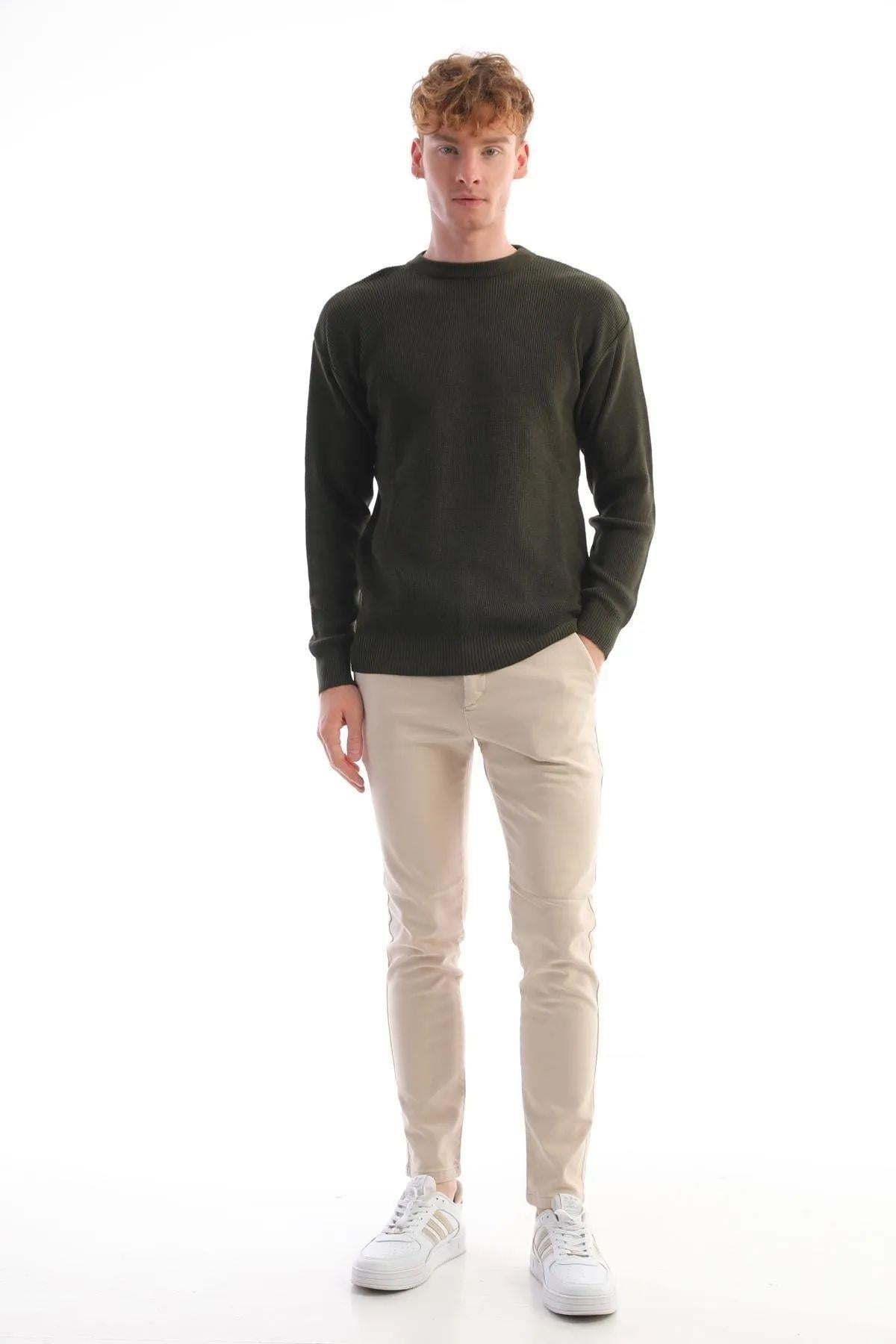 Erkek Oversize Basic Kazak