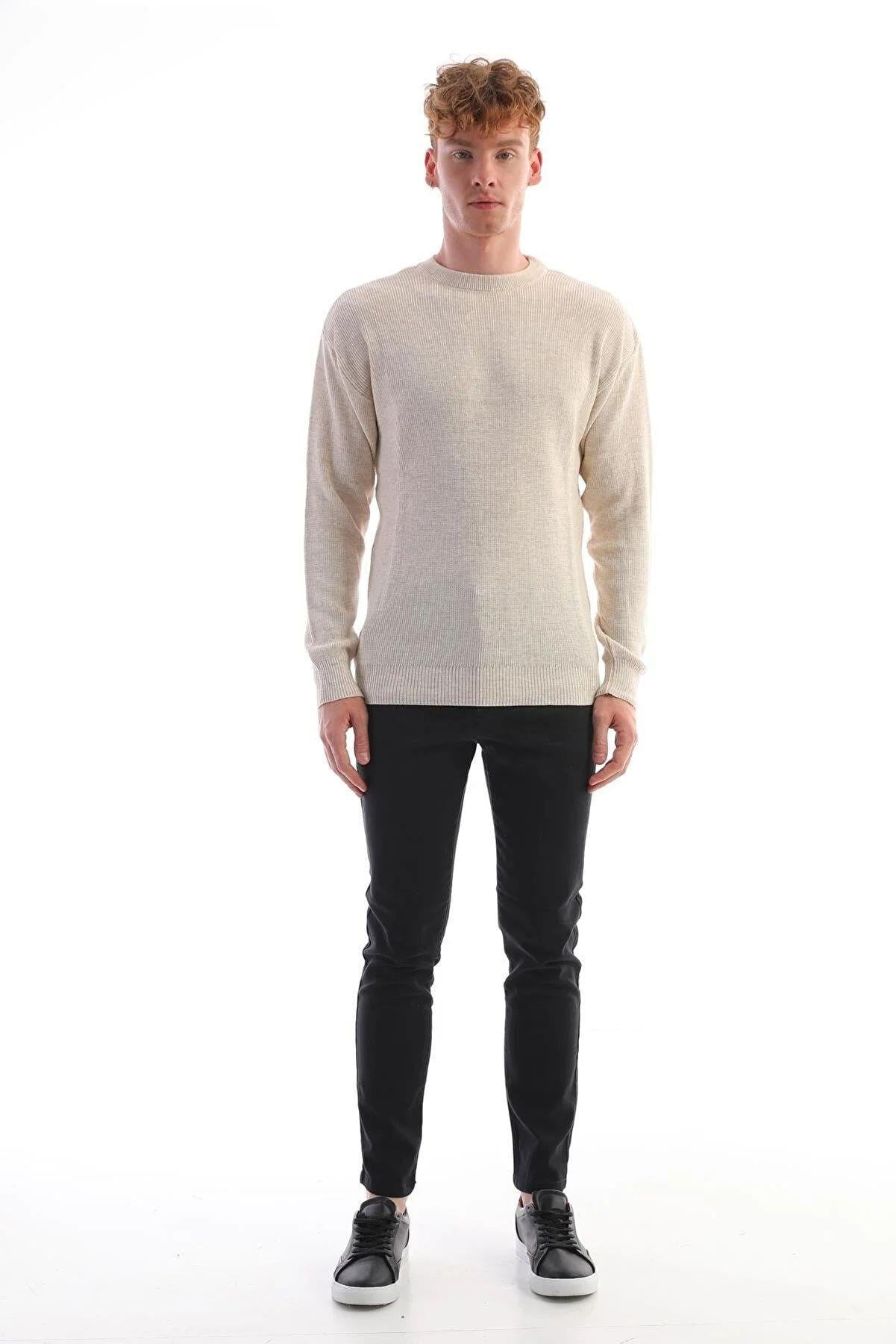 Erkek Oversize Basic Kazak