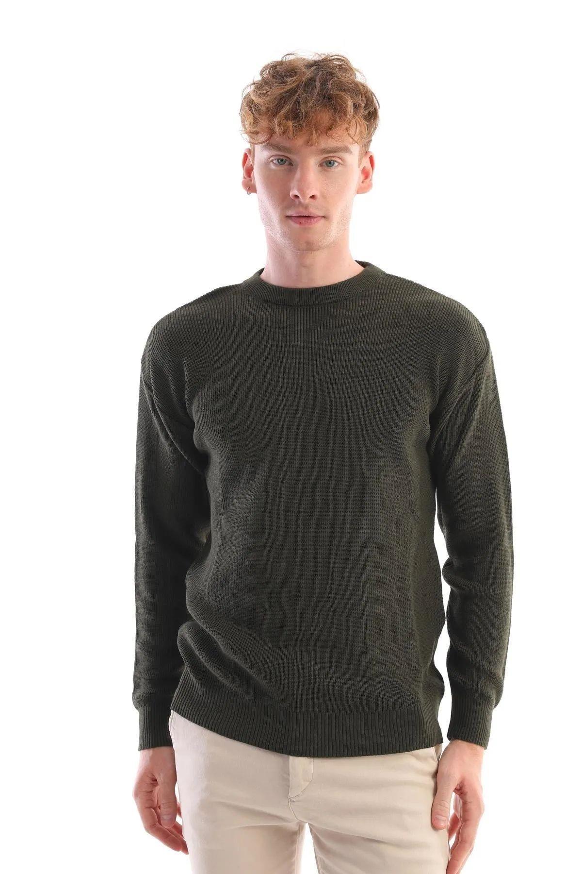 Erkek Oversize Basic Kazak