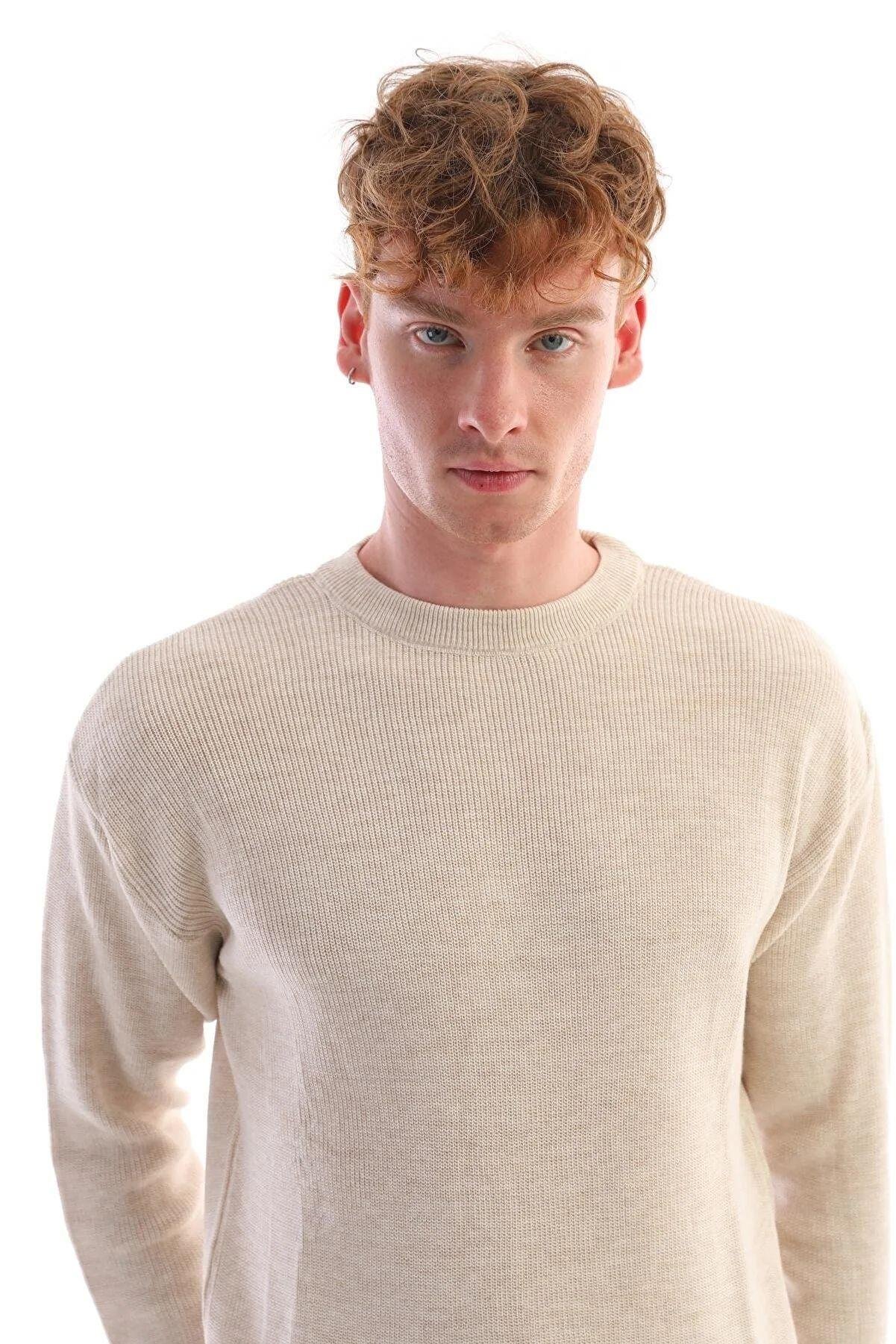 Erkek Oversize Basic Kazak