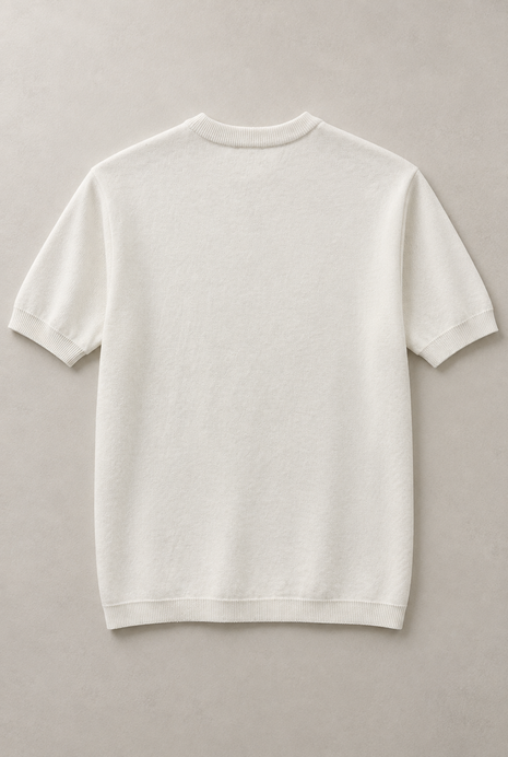 FIGO Erkek Bisiklet Yaka Kısa Kollu Triko