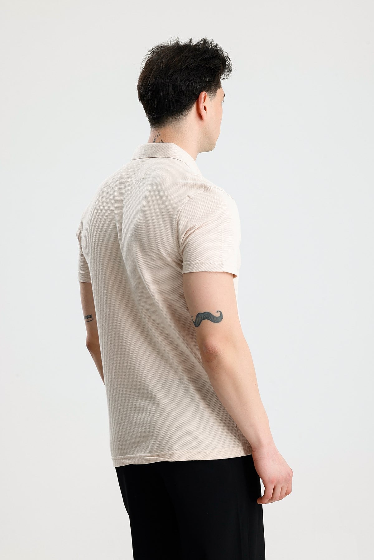 FİGO Erkek Polo Yaka Basic Tişört