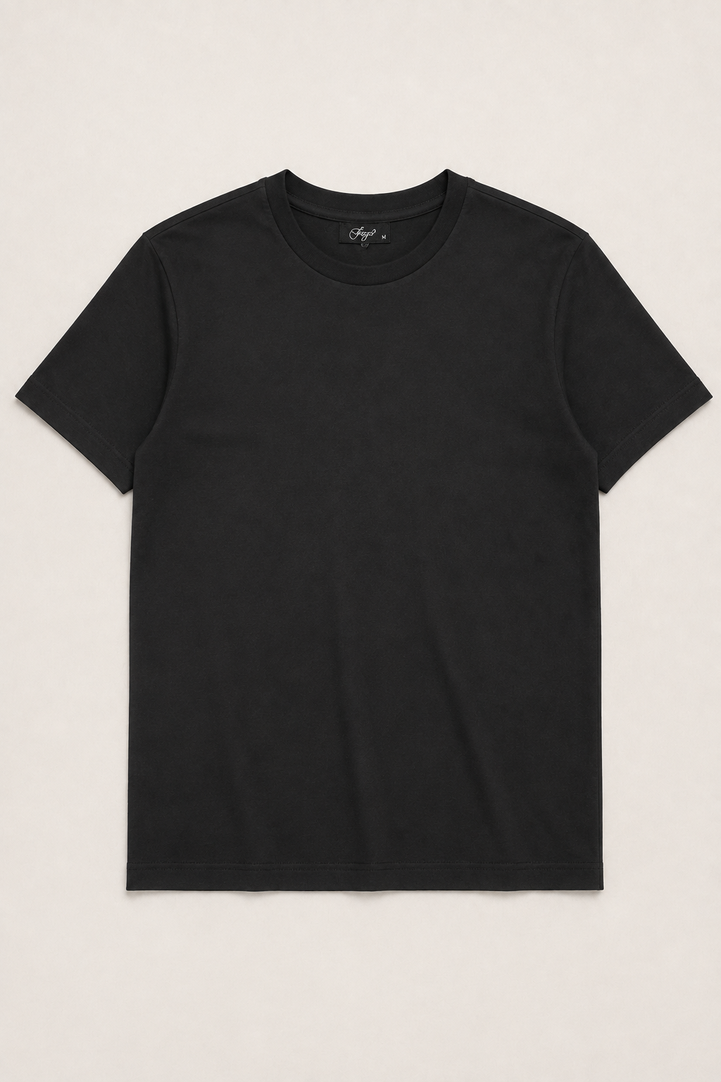 FİGO Erkek Regular Fit Bisiklet Yaka Yan Yırtmaçlı Basic T-Shırt