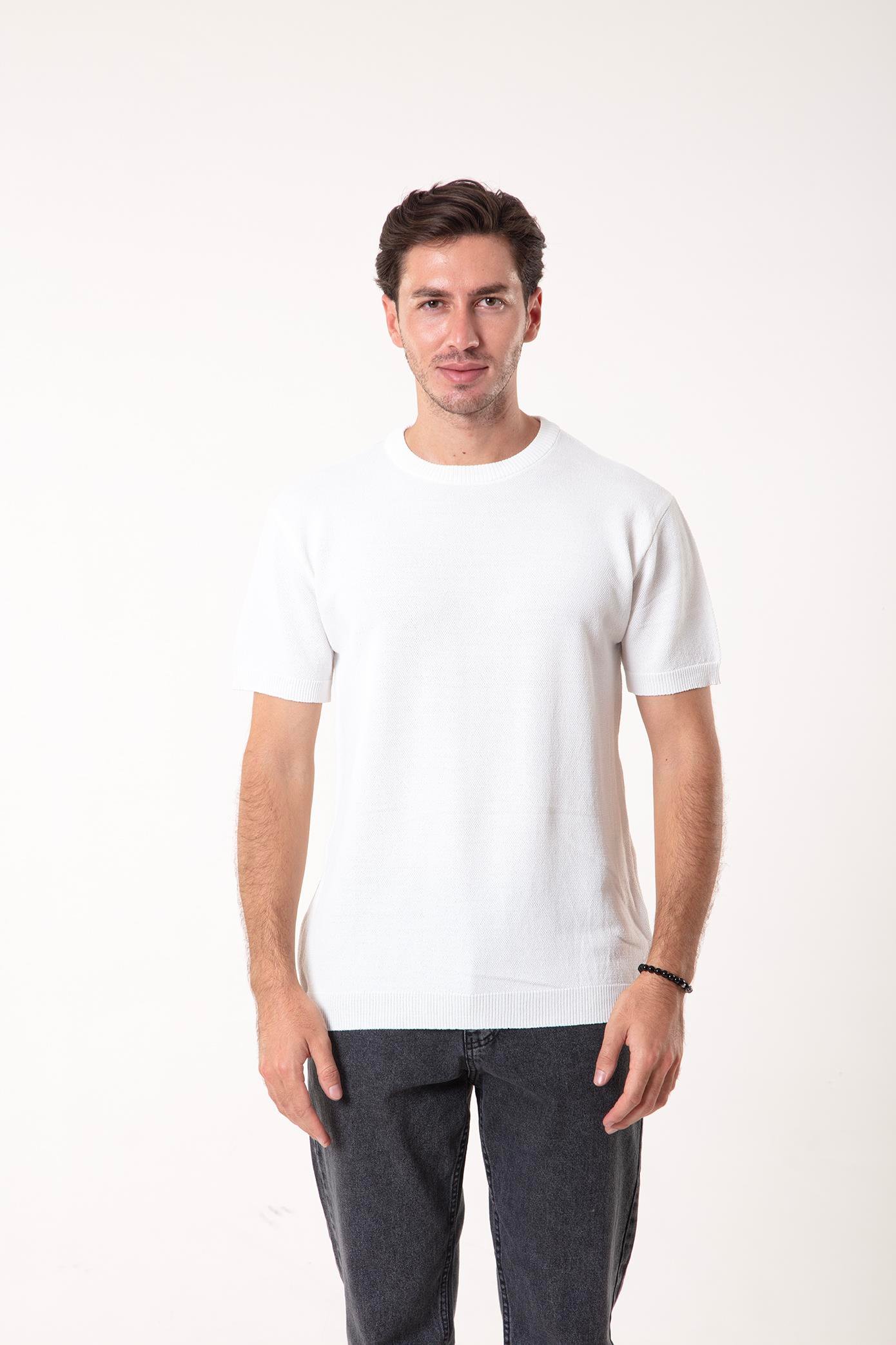 Kısa Kol Triko T-Shirt
