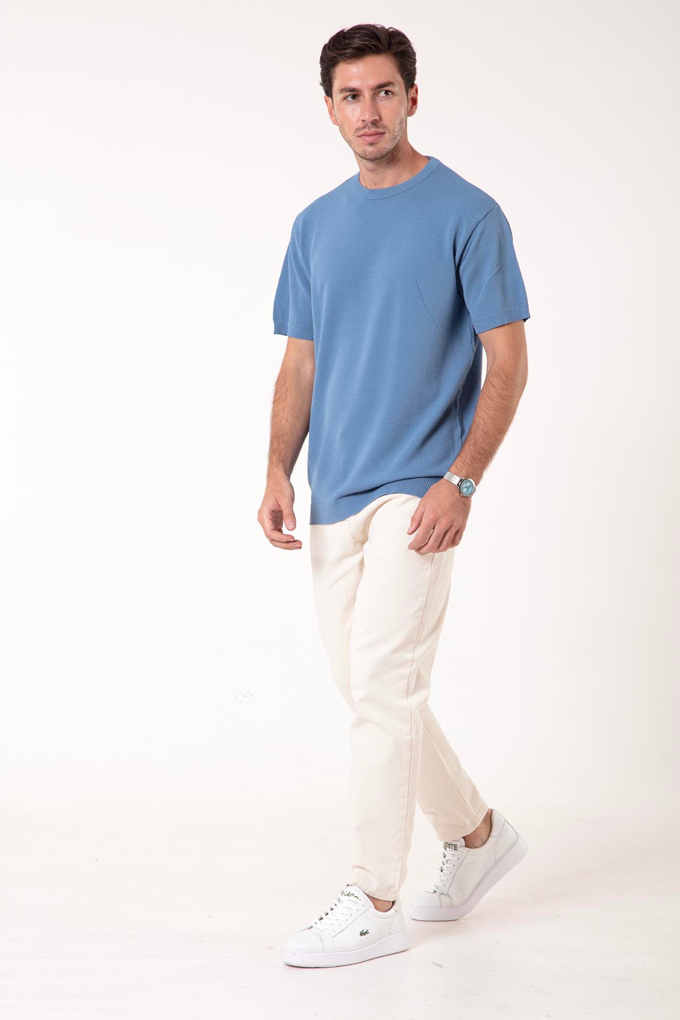 Kısa Kol Triko T-Shirt