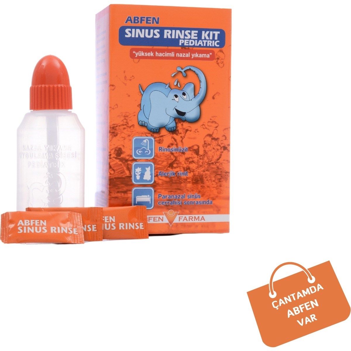 Abfen Sinus Rinse Kit Pediatric 25 Poşet