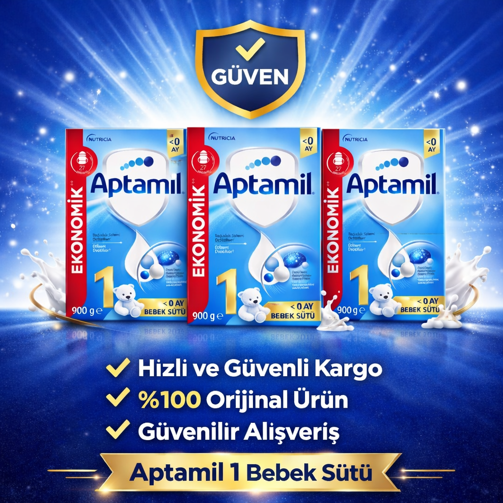 Aptamil 1 Bebek Sütü 900 gr 3 Adet