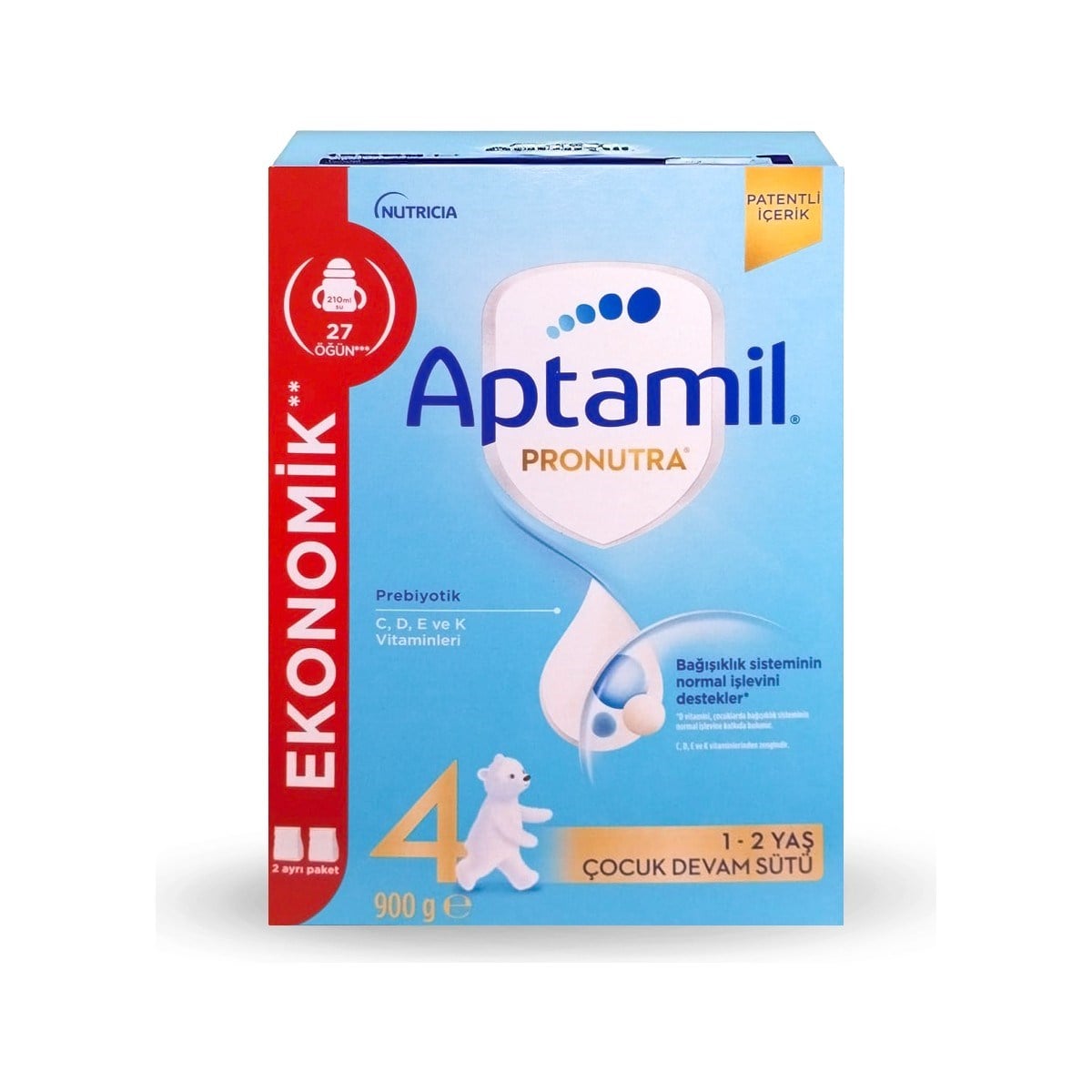 Aptamil Pronutra 4 Devam Sütü 900 gr 1-2 Yaş