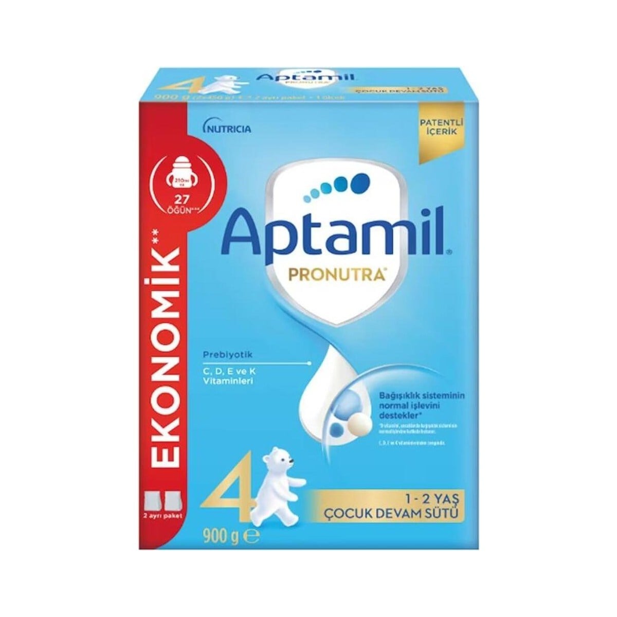 Aptamil Pronutra 4 Devam Sütü 900 gr 1-2 Yaş
