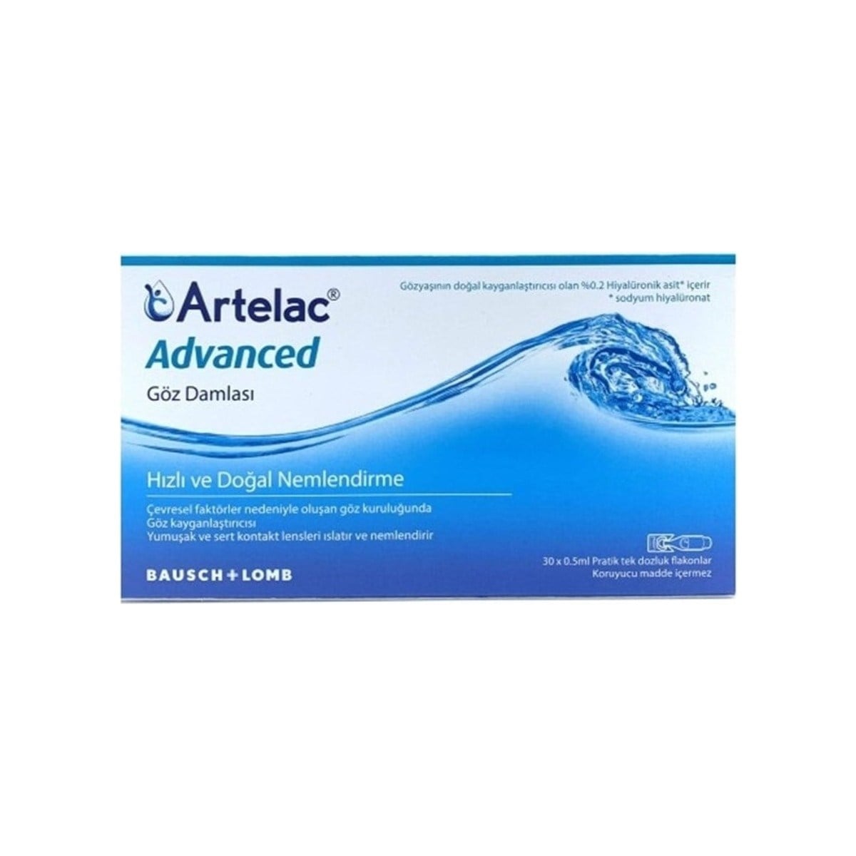 Artelac Advanced Göz Damlası 30 Flakon 0,5 ml