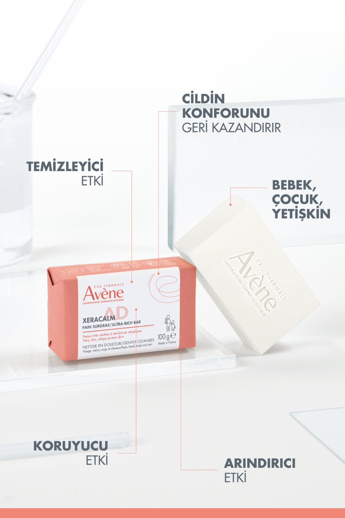 Avene XeraCalm A.D Atopiye Eğilimli Ciltler İçin Yıkama Barı 100 gr