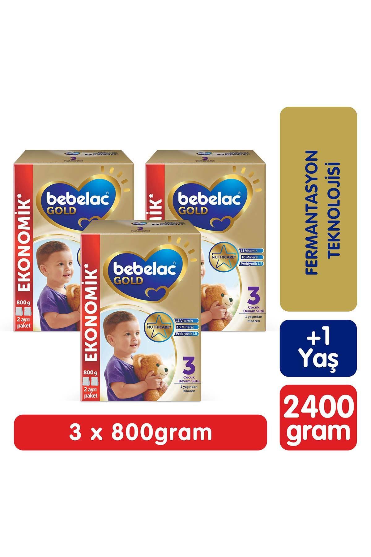Bebelac Gold 3 800gr 3adet