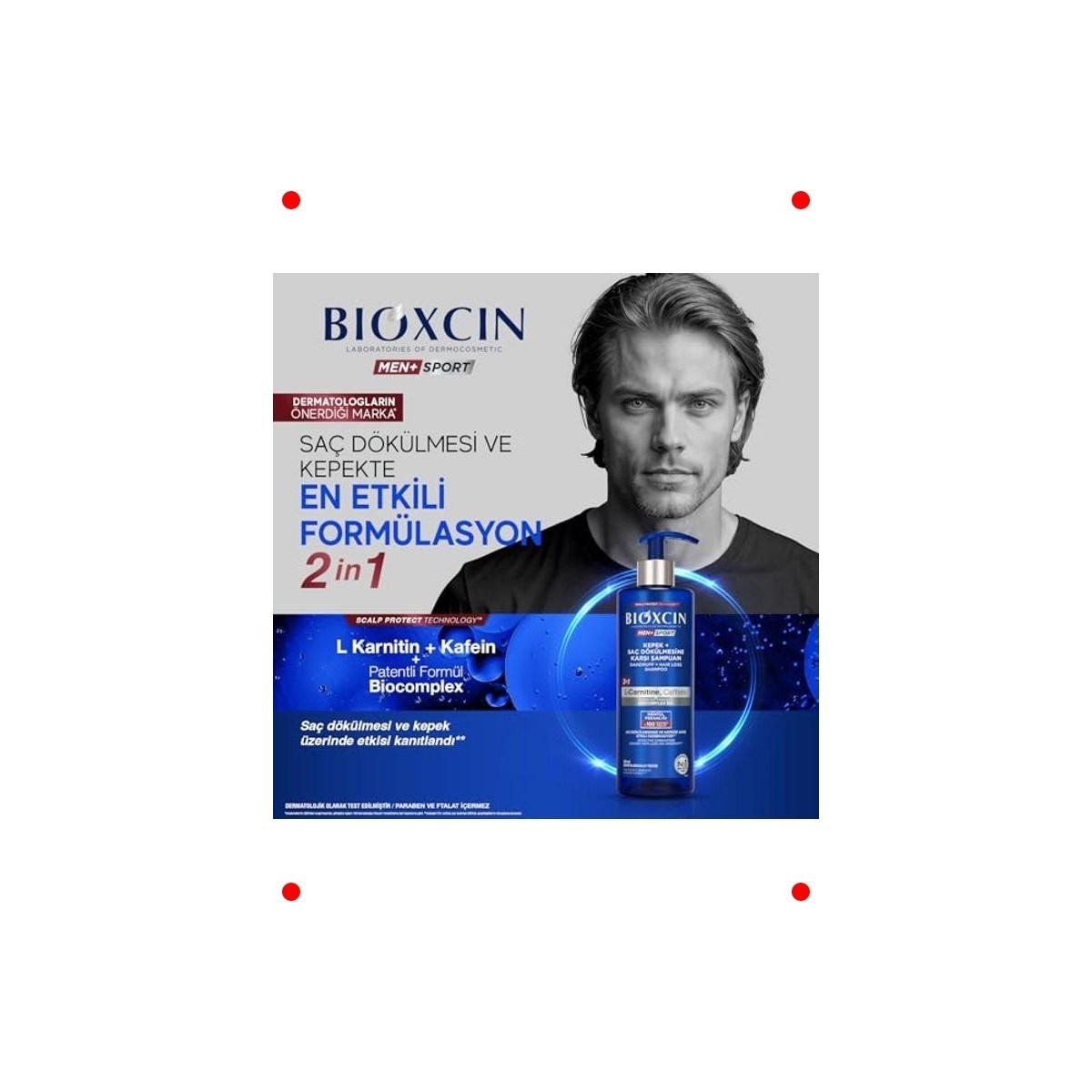 Bioxcin Kepek ve Saç Dökülmesi İçin Şampuan 500 ml