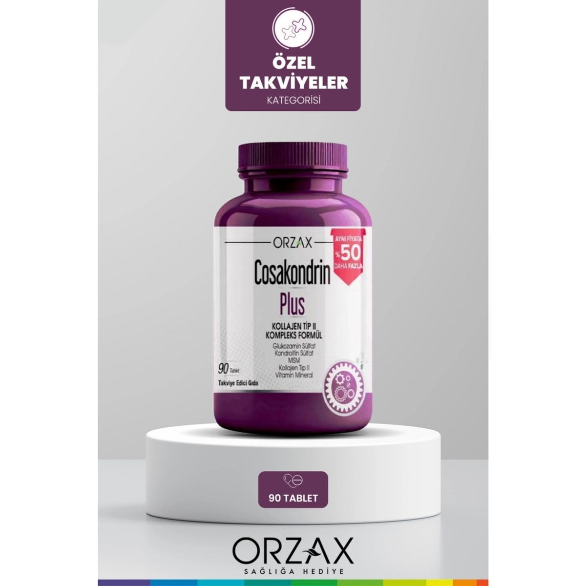 Cosakondrin Plus 90 Tablet - Aynı Fiyata %50 Daha Fazla