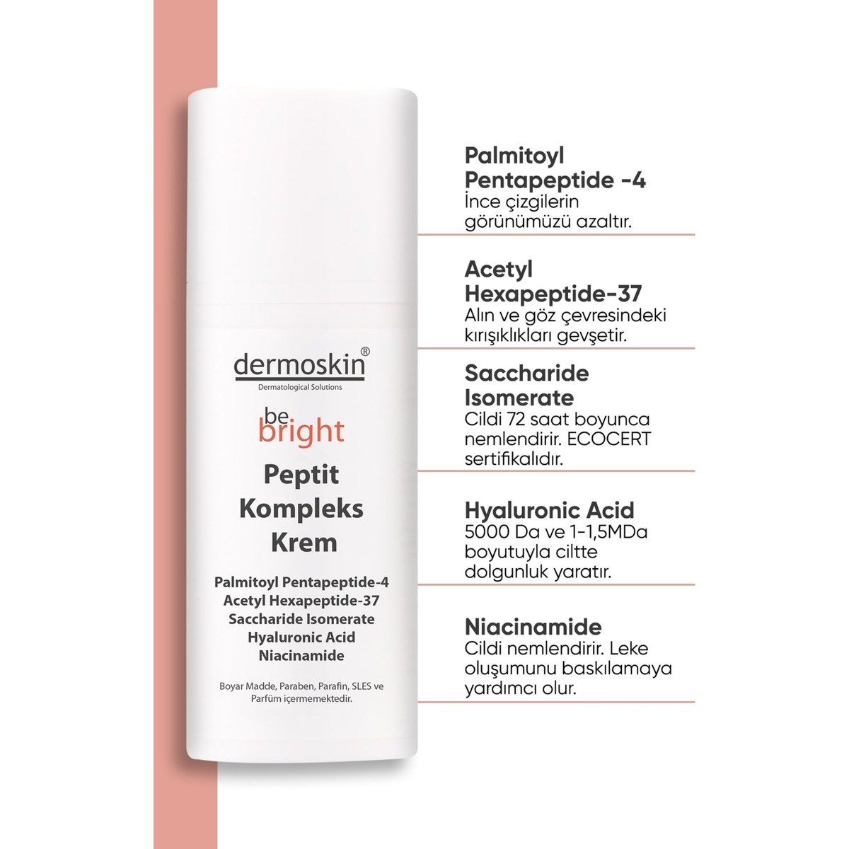 Dermoskin Peptit Kompleks Nemlendirici Krem 33 ml