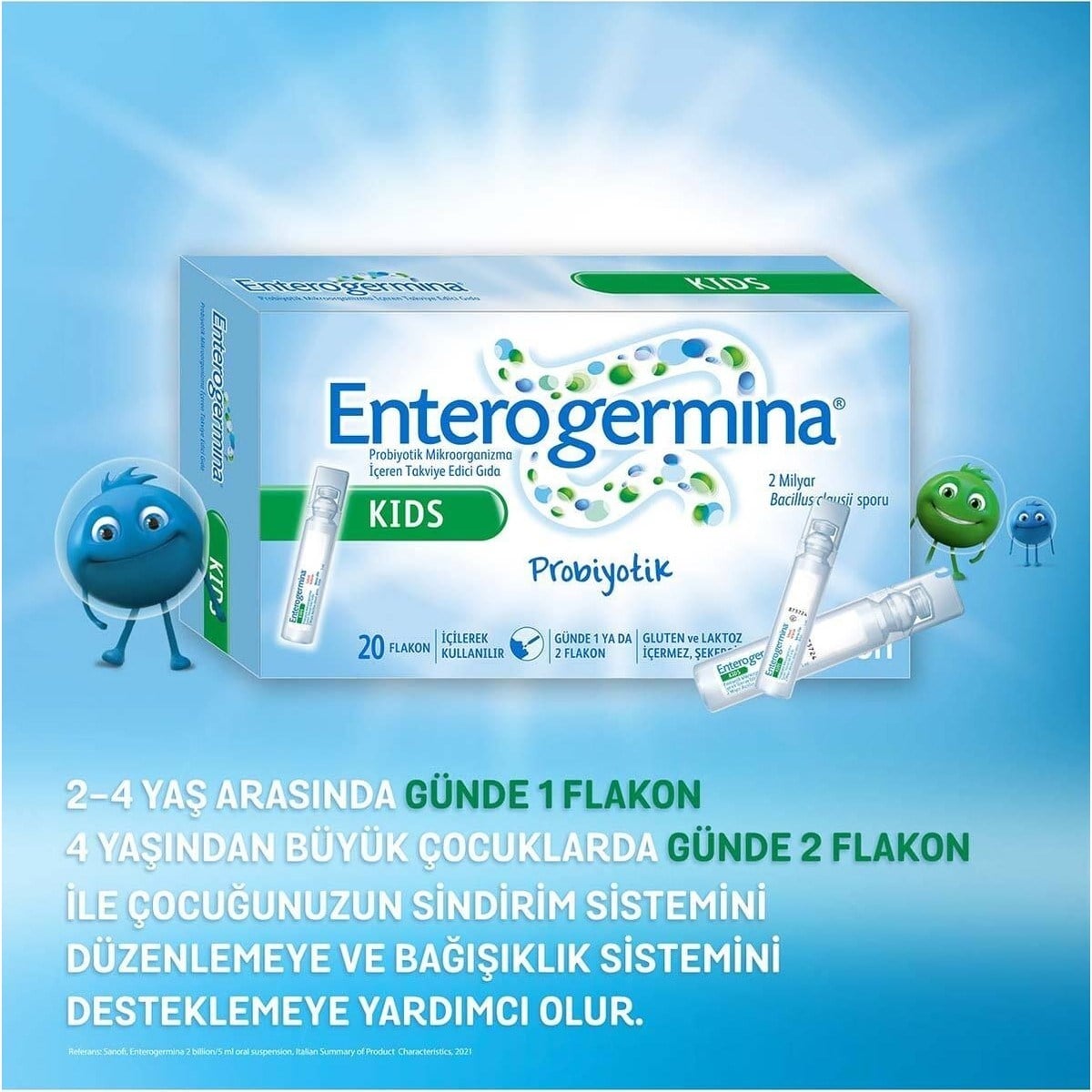 Enterogermina Kids 5 ml 20 Flakon