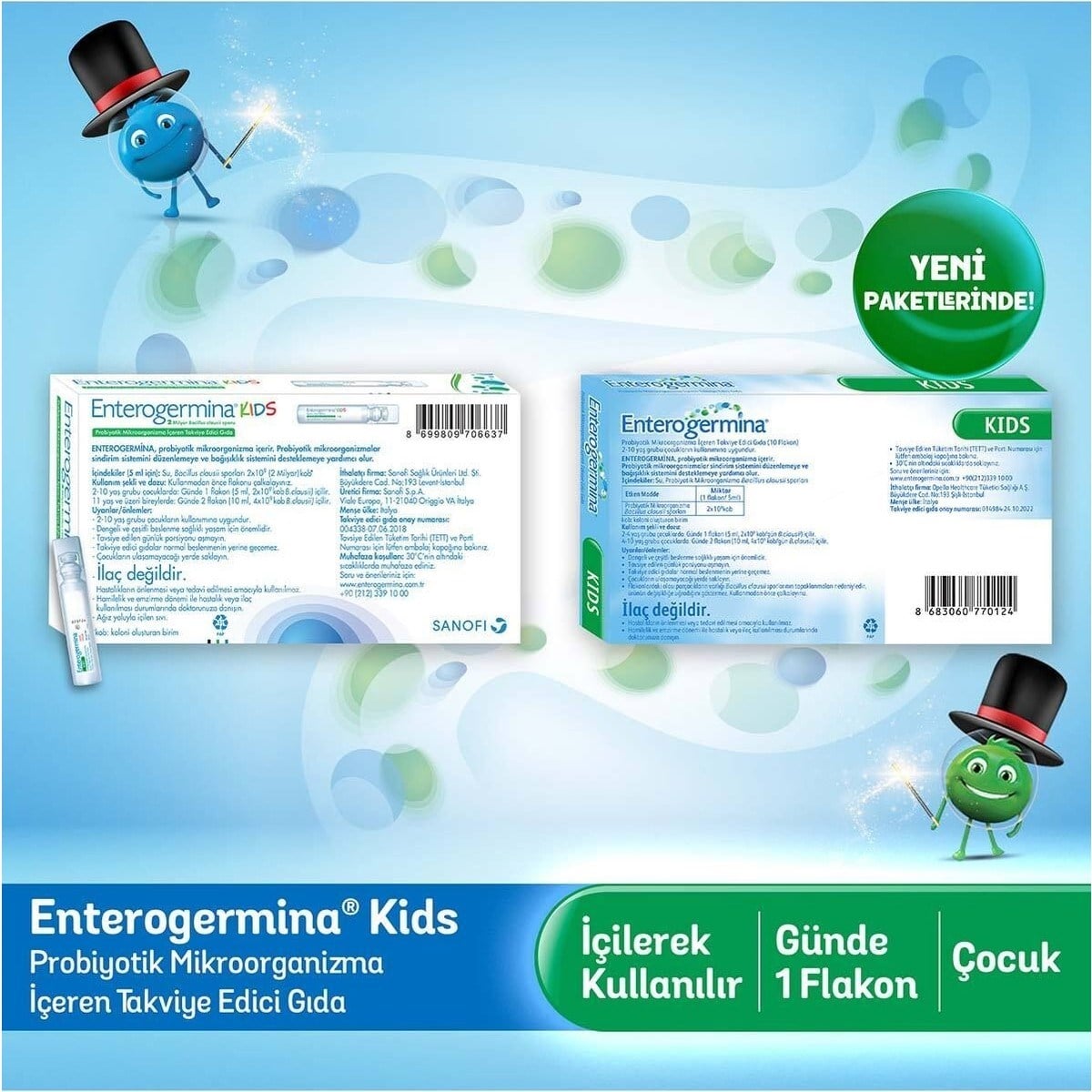 Enterogermina Kids 5 ml 20 Flakon