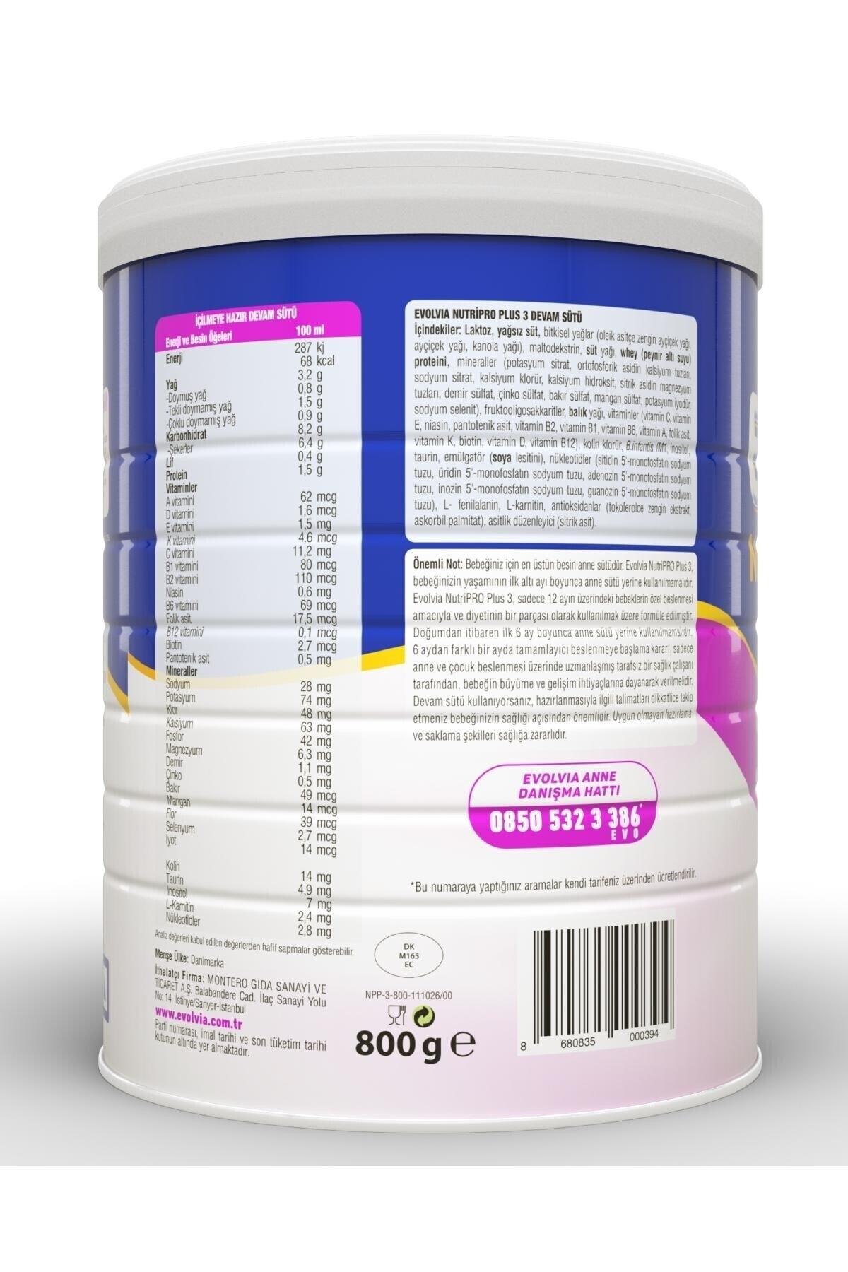 Evolvia Nutripro Plus 3 800 G