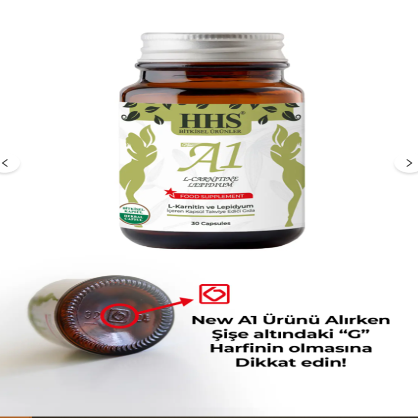 Hhs A 1 L Carnitine Lepidium Bitkisel 30 Kapsül