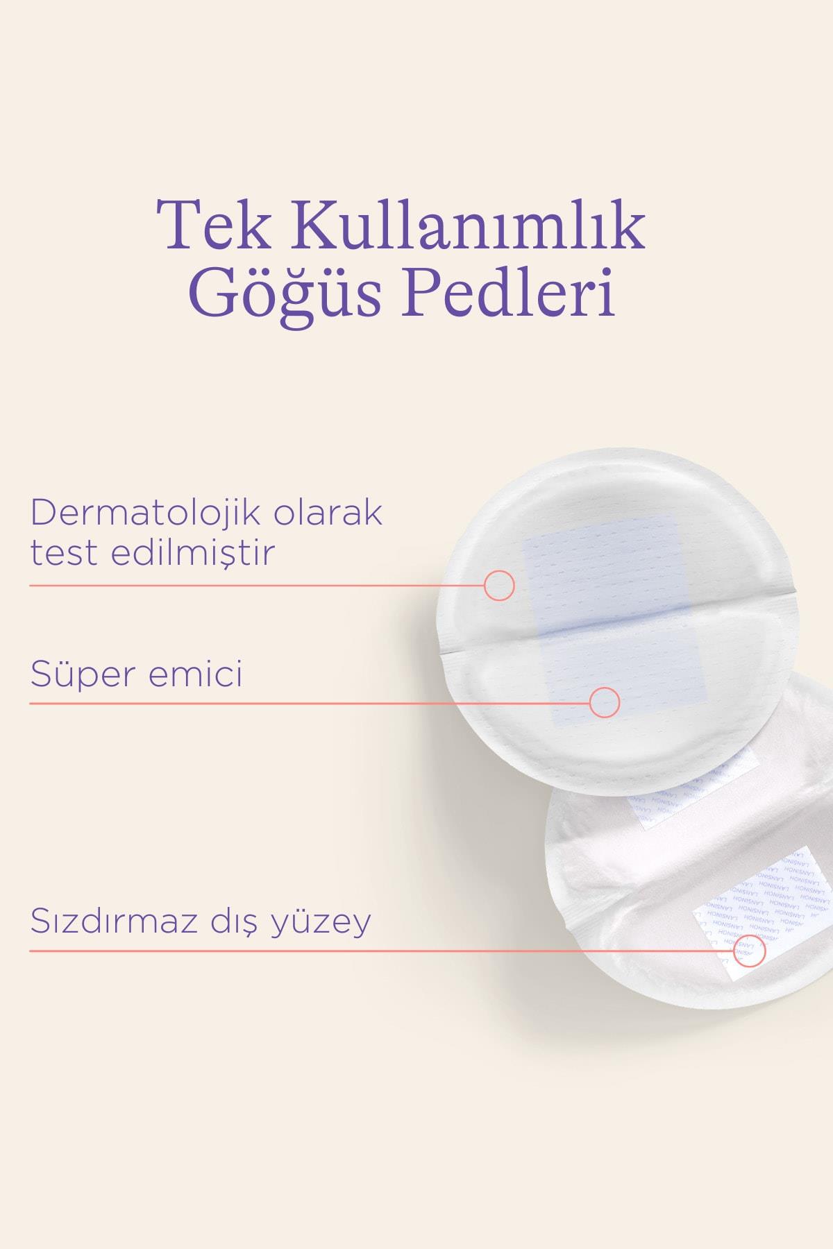 LANSINOH Blue Lock Göğüs Pedi 60'lı 44369